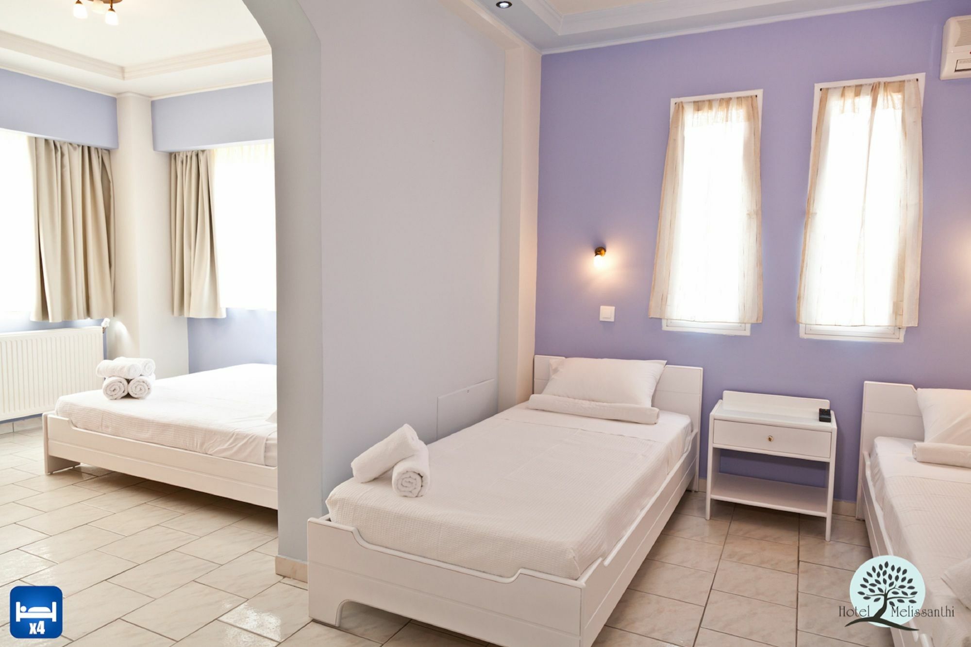 Hotel Melissanthi Paralia Dionysiou Exteriör bild
